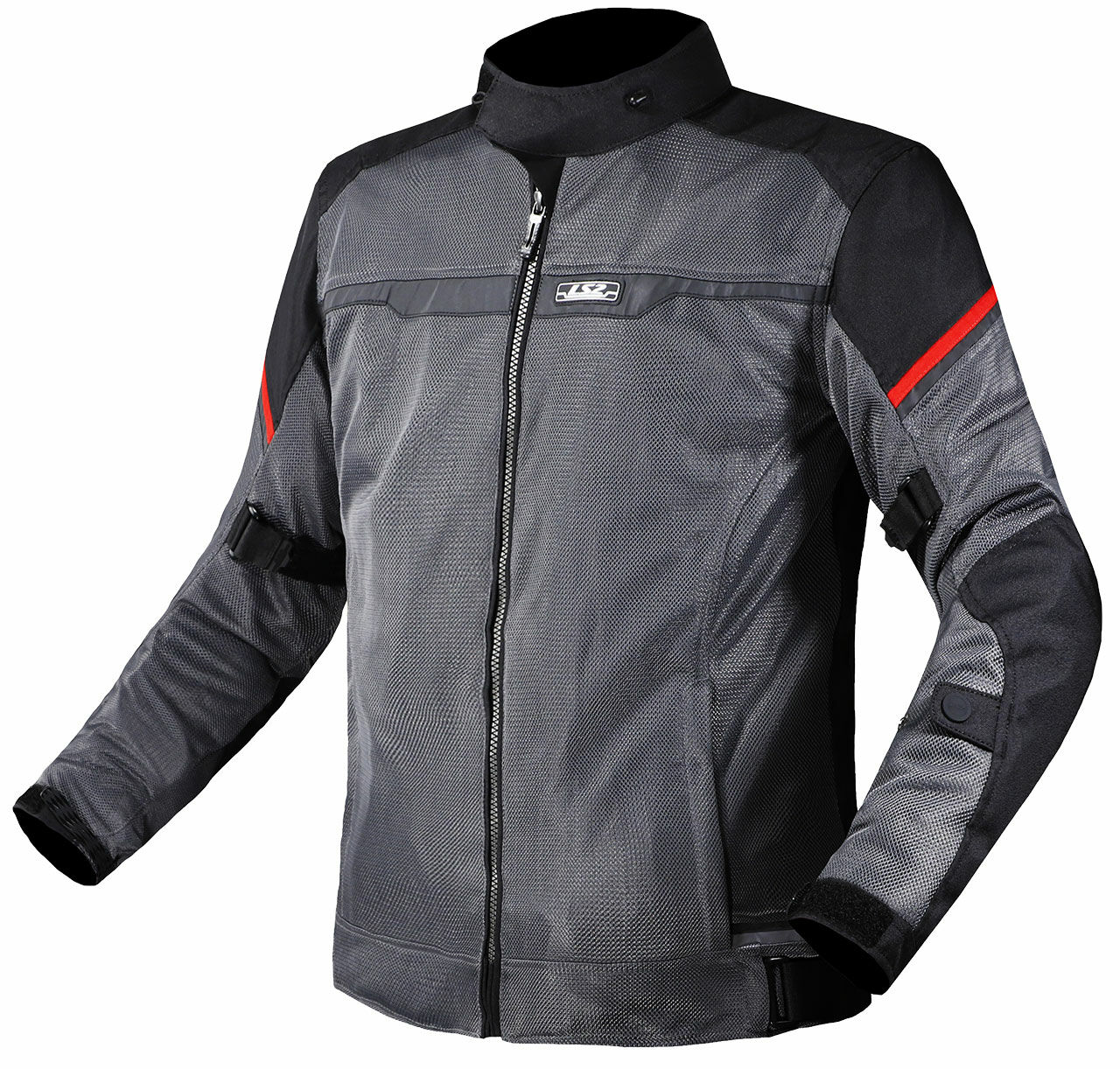 LS2 RIVA MONT SİYAH-GRİ-KIRMIZI